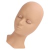 Lash Mannequin Head Soft Silicone Replaced Eyelids Mannequin Head for