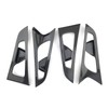 JUIVEEL Carbon Fiber Style ABS Car Interior Door Panel Cover