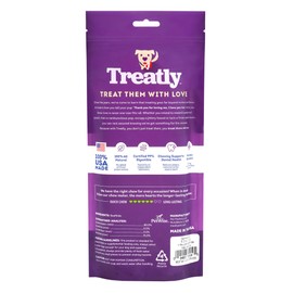 Treatly USA Beefhide Bones 9-10" Dog Chew Treats - Natural Flavor, 1 Count/1 Pack