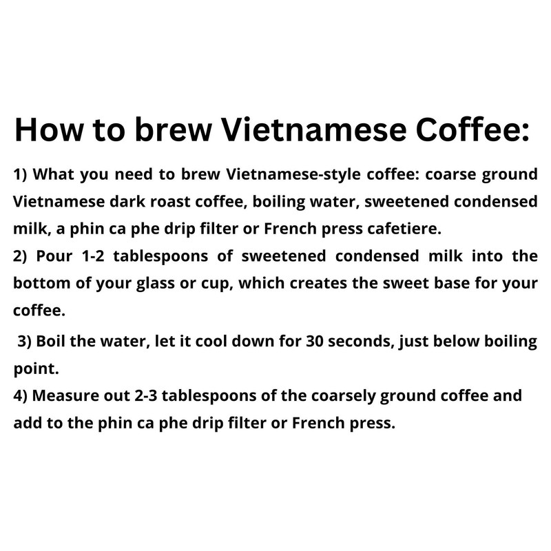 Vietnamese Ground Coffee 227g - Very Strong Dark Roast Vietnam