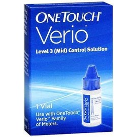 OneTouch Verio Level 3 (Mid) Control Solution - 1 Vial, 3 Pack