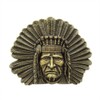 Urban Backwoods Indian Chief III Belt Buckle for Interchangeable Belt