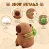 BIMENDOS Juguetes de Peluche Suaves de Capybara,30cm Capybara Peluche,Siesta y