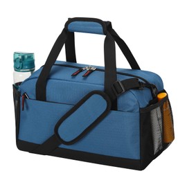 THSOGO Small Gym Bag with Wet Pocket - 14 inch Mini Duffle Bag for Men & Women Lightweight Carry On Bag for Travel Sport - Blue