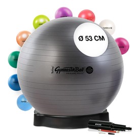 Maxafe Pezziball 53 cm Anthracite with Ball Bowl and Pump Gymnastics Ball