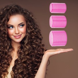 Rulos para el Cabello, 18 Piezas Jumbo Big Hair Roller Sets con Clip de Pico de Pato de Acero Inoxidable, Rulos para el Cabello para Cabello Largo, Mediano, Corto, Grueso, Fino y