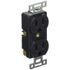 American Electric Flat Blade Duplex Recessed Outlet Grounded 2P 15A