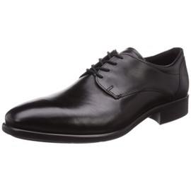 ECCO Men's CITYTRAY Plain Toe Tie Oxford, BLACK, 10 US medium