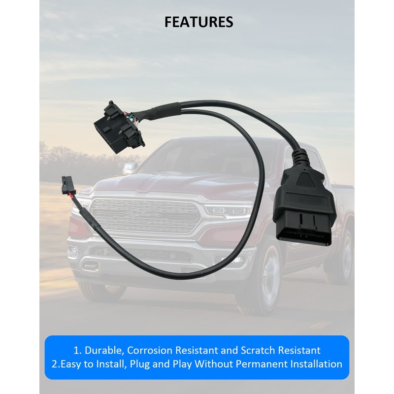 Security Gate Bypass OBD2 Cable Fits for Dodge Cummins RAM