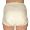 Suprima 1-252-040 Unisex Incontinence PVC Briefs with Buttoned Design Size