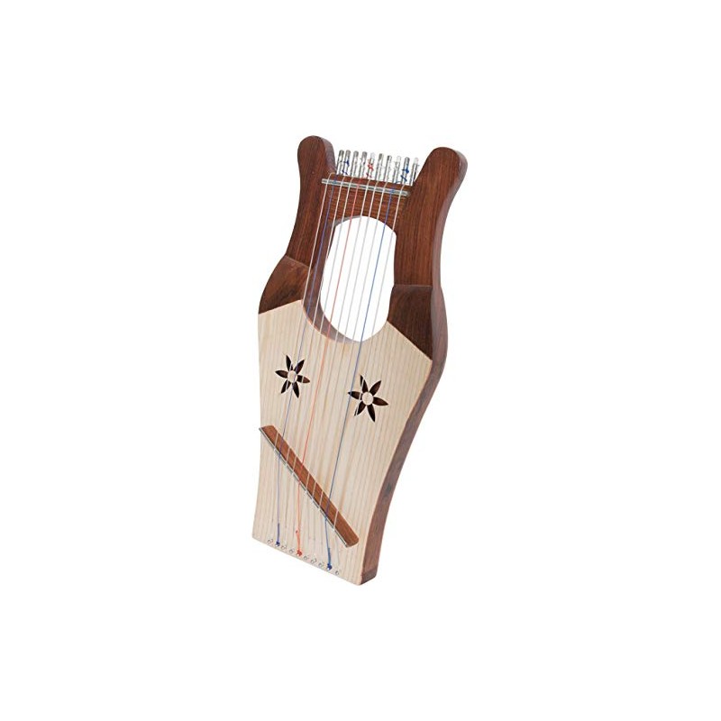 Mini Kinnor King Davids Harp Light Renaissance W/Gig Bag &