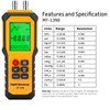 YZTMETER 5/16 Inches Diameter Pressure Port Digital Manometer, YZT Meter