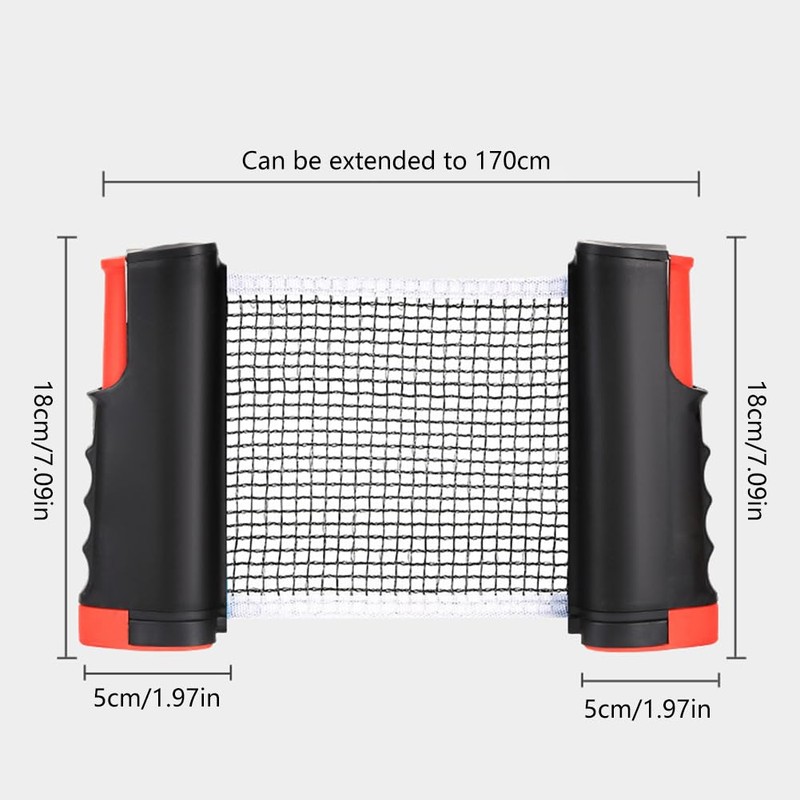 Helweet Table Tennis Nets, Ping Pong Replacement Net, Portable Table