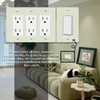 1 Pcs Glow Covers Switch Plates And Outlet Covers Light