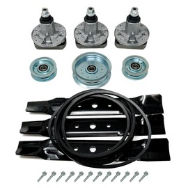 EPR Deck Rebuild Kit Blade Spindle Idler Belt for John Deere 48 inch L120 L130 GX20305 GX20250