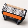 6-Layer Stainless Steel Razor Blades for Men – Replaceable Cutter