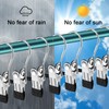 60 clamping hooks, 360° rotatable boot clips, with non-slip, soft