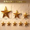 SFNN 8 Pcs Star Wall Decor Modern Celestial Home Decor,Retro