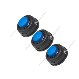 AMECA 3 PK Compatible with Husqvarna T25 OEM Dual LINE AUTO Feed TAP Trimmer Heads 5537338310 31300194