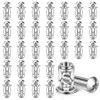 Etauwe M8 x 30mm Heavy Duty Hollow Wall Anchors, Zinc