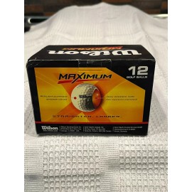 Wilson Maximum Golf Balls Box of 12 Straighter Longer NEW