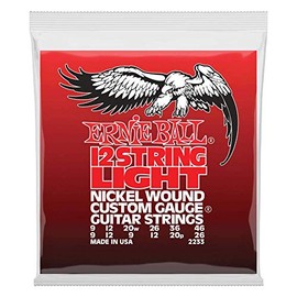 Ernie Ball Nickel Wound 12-string Light Guitar Strings - 9-46 Gauge (P02233)