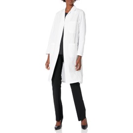 Fashion Seal Healthcare womens Women's Full Length Lab Coat Blazer, White, Medium US