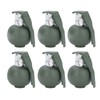 6PCS Kids Hand Grenades Toy with Realistic Sound Light Effect