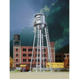 Walthers Cornerstone Series Built-ups HO Scale Model Series Built-Ups City Water Tower Silver, Model:933-2826