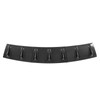 3 Pcs Chassis Deflector Universal Black Rear Lip Shark Fin