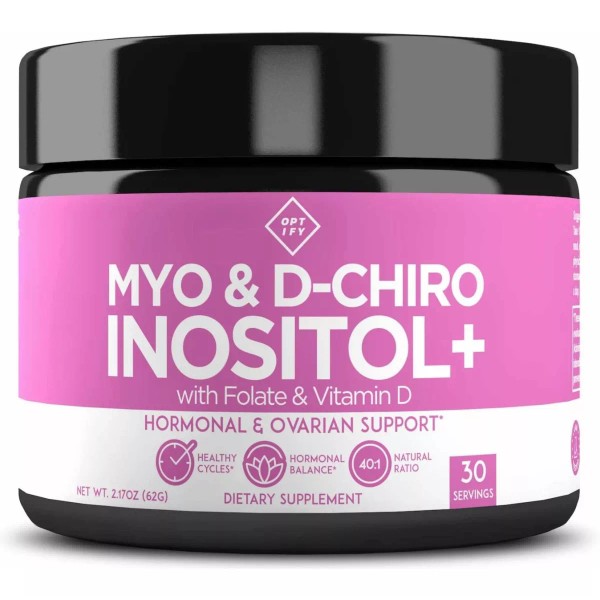 Opt Ify Myo Inositol & D-chiro 40:1 En Polvo + Fólico Y Vitamina D