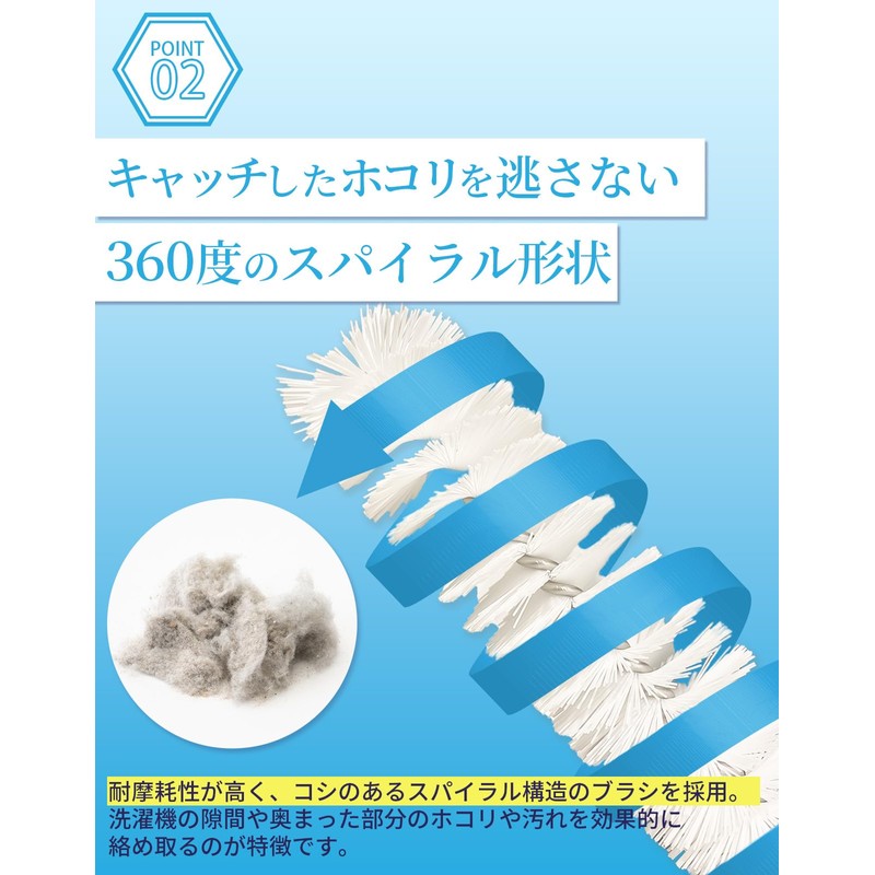 【Recommended by Cleaning Professionals】 Cleaning Brush Panasonic AXW22R-9DA0 Compatible 【High-Density