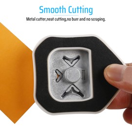 MyArTool 3 in 1 Corner Rounder Punch, 4mm, 7mm, 10mm 3 Way Corner Cutter for Paper Crafts, Laminate, DIY Projects, Photo Corner, Card Making and Scrapbooking