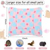 4 Pieces Rabbit Bunny Bed Guinea Pig Bed Mats Plush