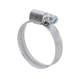 RIBILAND 07370 Clamp Silver Stainless Steel 25 – 40 mm 2 Pieces