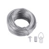 TEHAUX 20sets Cable Hanging Hook Kit with Picture Frame Hangers