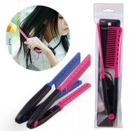 Hair Clip Comb Drying Hair Brush Styling Blue 10ea