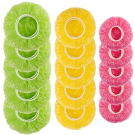 MAQIHAN 60 cubiertas de alimentos de plástico elásticas - Bolsas reutilizables para mantener frescos los alimentos, cubiertas de platos para alimentos