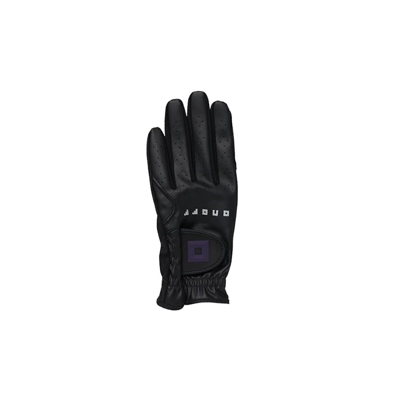 Onoff OG7225-02 BLK17 Golf Women's Gloves, 6.7 inches (17 cm),