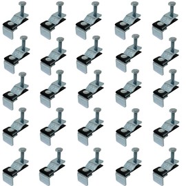 Sinkits Slot-Klips for Undermount Sink Installation - Fits Most Sink Rims with No Adhesives Needed - Fast and Easy Mounting Solution - 25 Pack