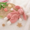 Apricot Lamb Bunny Snuggler Blanket Soft Loveys for Babies, Security