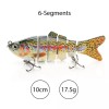 Travis 1  Fishing Lure Multi Jointed Hard Baits  6 Segments 4 inch size Swim Bait Trout