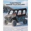 VEVOR Cab Enclosure Upper Doors, Compatible with Kawasaki Teryx4 2012-2022,