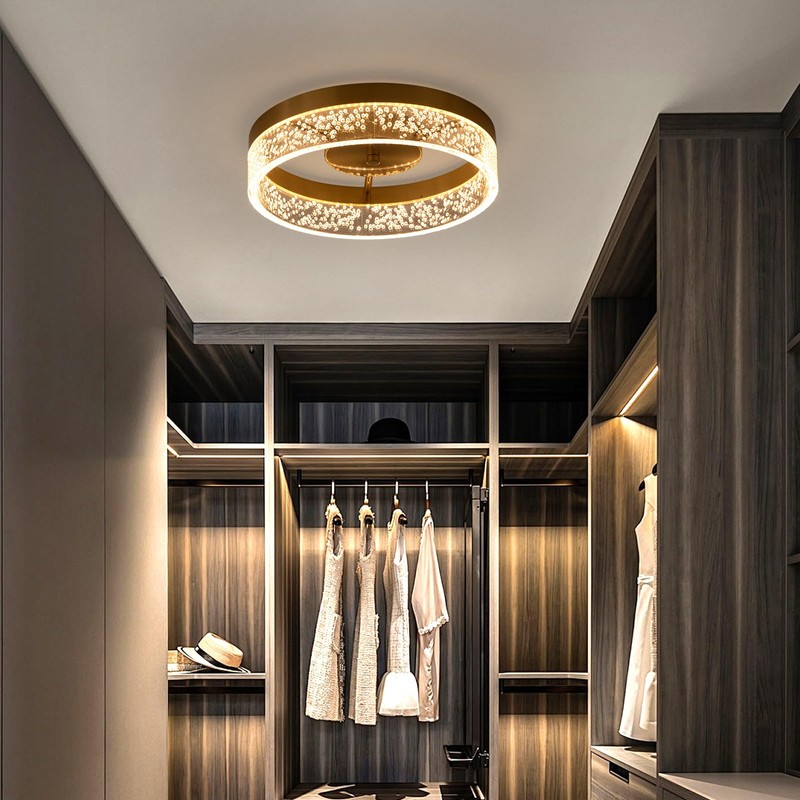 Jaycomey Modern LED Ceiling Light Fixture, 11.65" Flush Mount Kitchen