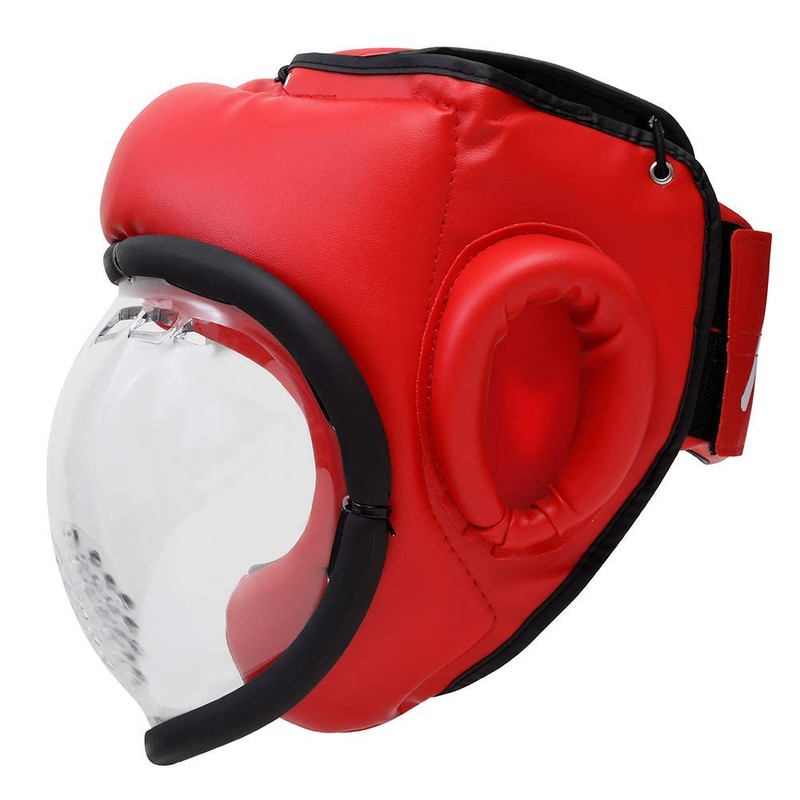 Playwell Kudo Red Full Face Weapons Full contact Head Guard