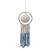 Beachcombers Scallop Shell Blue Wall Hanging Display