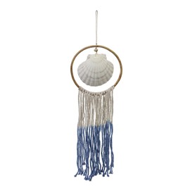 Beachcombers Scallop Shell Blue Wall Hanging Display