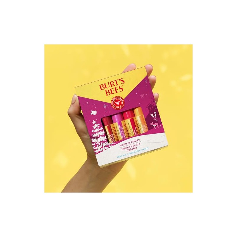 Burt's Bees - Juego de regalo de bálsamo labial Beeswax