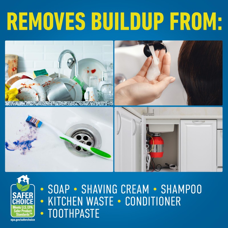 CLR Brands Clog Preventer Monthly Build Up Remover, 42 oz.