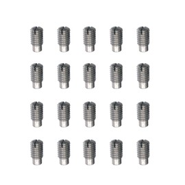 TUOREN 20Pcs Alto Tenor Soprano Saxophone Adjustment Repair Screws 5mm Saxophone Sax Adjusting Screws Kit Saxophone Repair Parts Replacement Accessories Silver